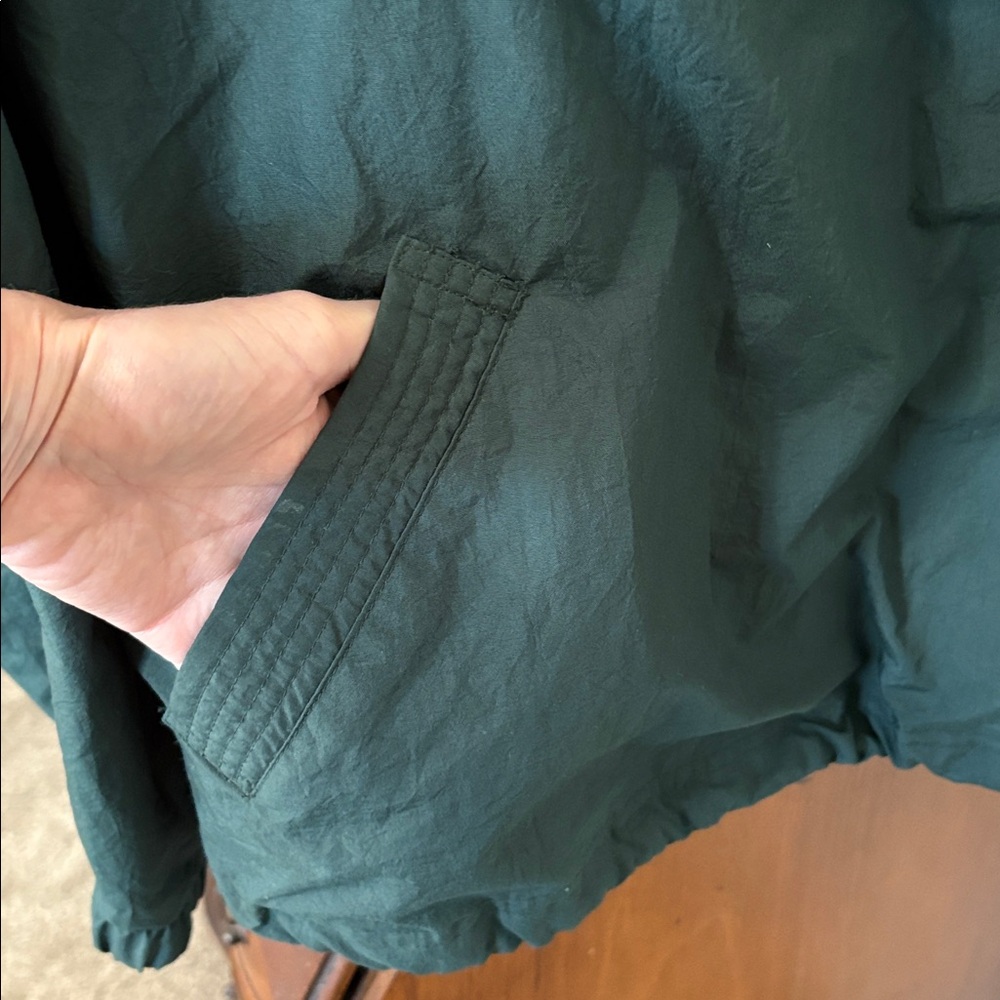 *Gear For Sports Dark Green Half-Zip Windbreaker Pullover Rain Jacket Sports - Picture 6 of 14
